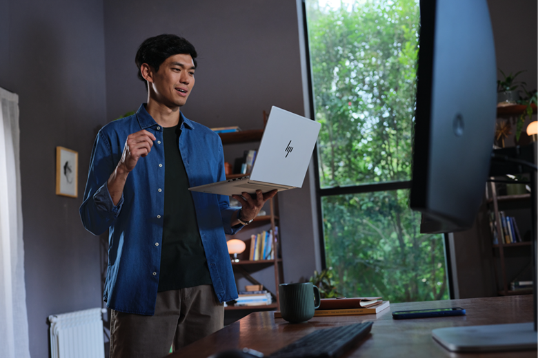 EliteBook 8 G1i 14 Glacier Silver Hero: Arbeiten mit einem HP Notebook