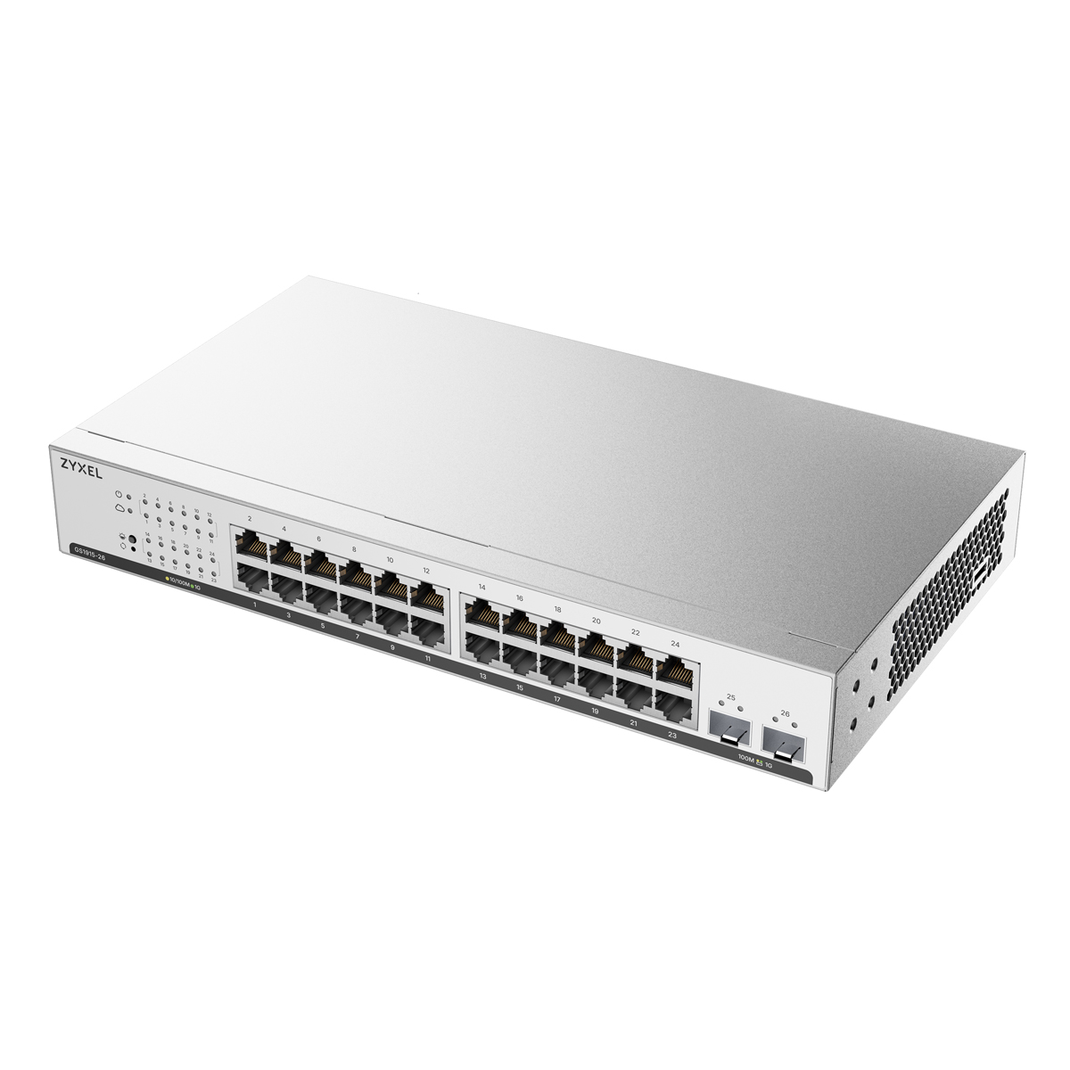 Zyxel GS1915-26v2 Smart Managed Switch 26-Port, 24x Gigabit RJ45, 2x Gigabit SFP, Layer 2