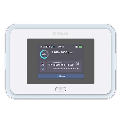 D-Link F530 5G WiFi 6 Mobiler Hotspot 5G bis zu 7,01 Gbit/s (DL), WLAN AX3000 Dualband