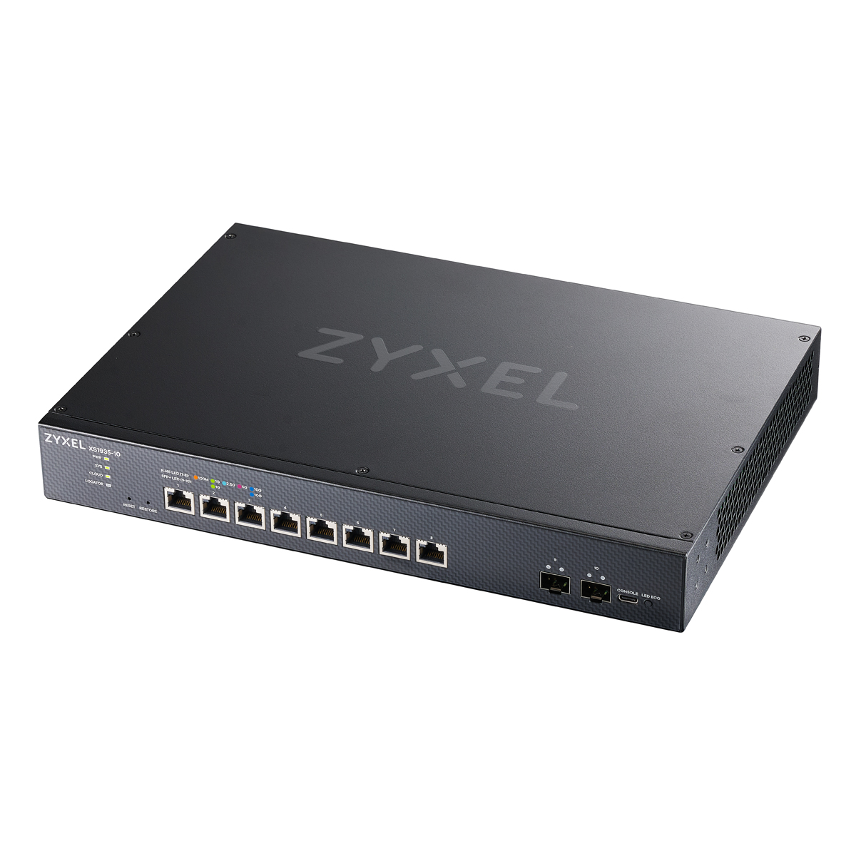 Zyxel XS1935-10 Smart Managed Switch 10-Port, 8x 10G RJ45, 2x 10G SFP+, Nebula Cloud