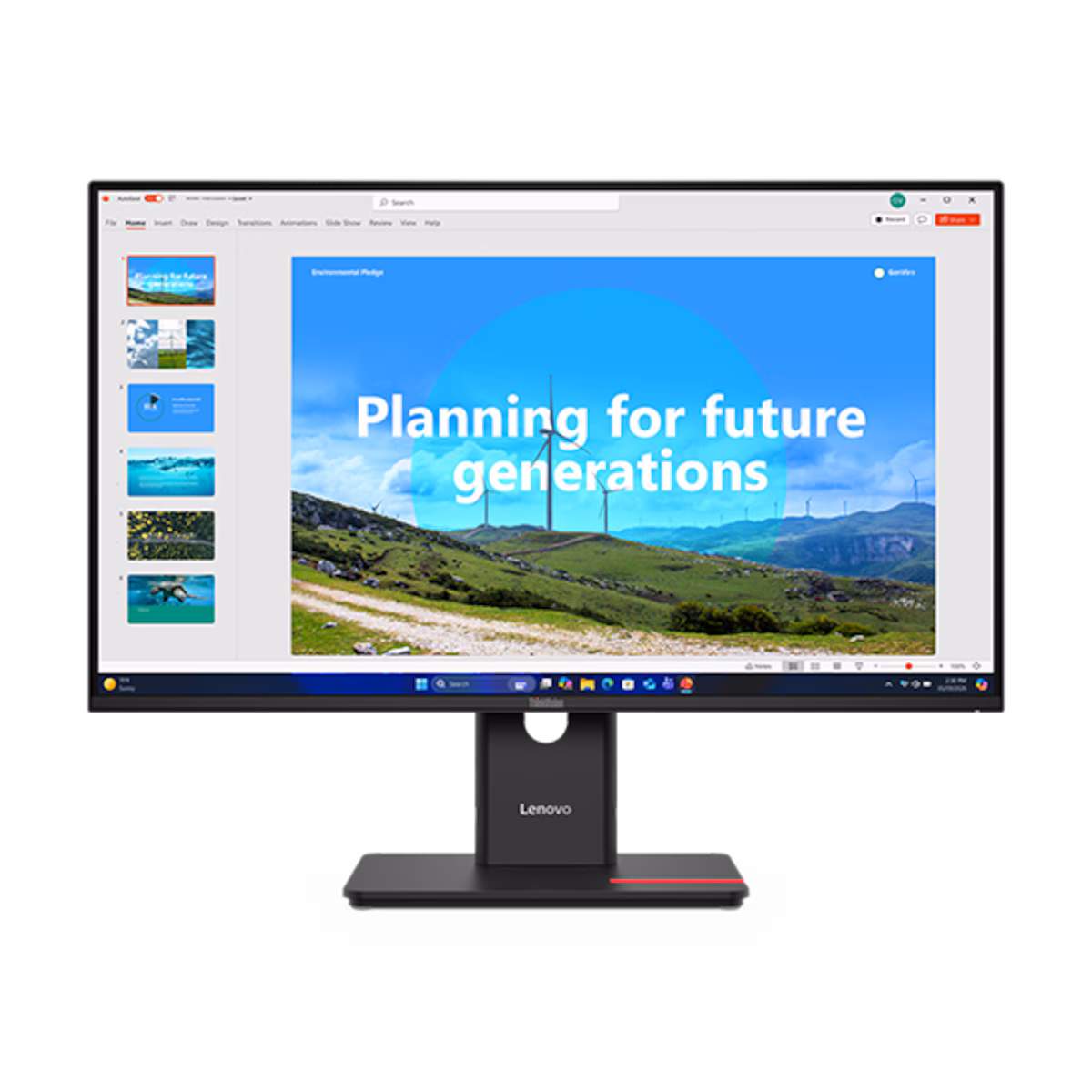 LenovoThinkVision T27D-40 120Hz, (Daisy Chain, USB Hub 1x USB-C (15W PD) , RJ45