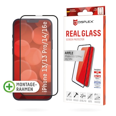 DISPLEX Full Cover Panzerglas (10H) für Apple iPhone 13/13 Pro/14/16e/17e