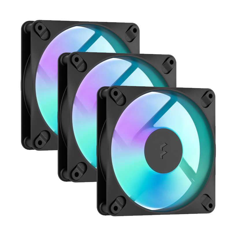 Fractal Design Dynamic 3 12 RGB 3-Pack Black | Gehäuselüfter
