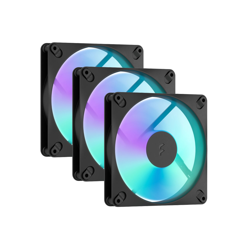 Fractal Design Dynamic 3 14 RGB 3-Pack Black | Gehäuselüfter