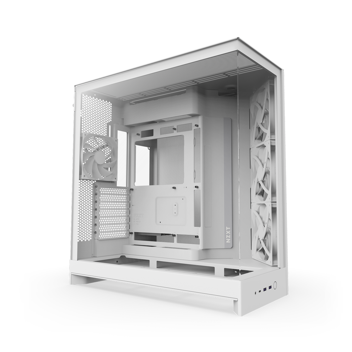 Thumbnail - NZXT H9 FLOW (2025) weiß | PC-Gehäuse