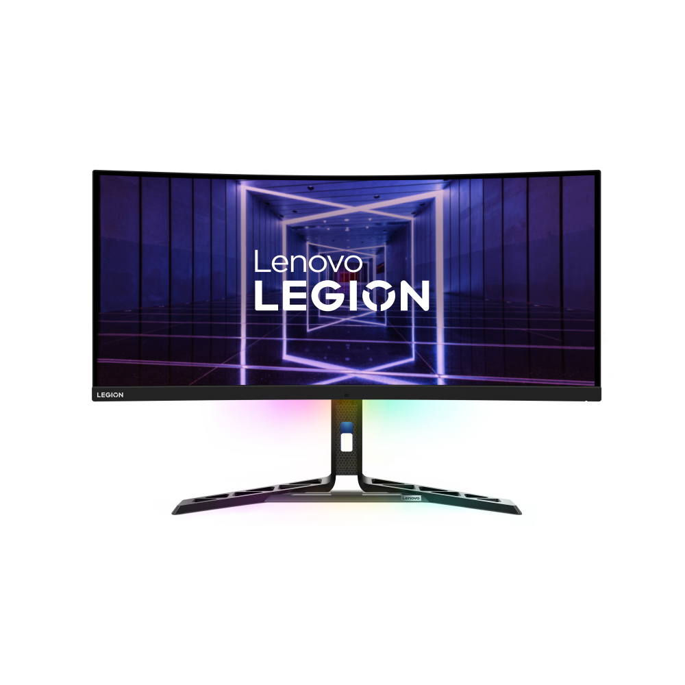 Lenovo Legion Y34wz-30 Gaming Monitor - UWQHD, Mini-LED, 1ms 165Hz (OC 180), RJ-45 2.5Gb LAN, USB-C PD 15W, NVIDIA G-Syn...
