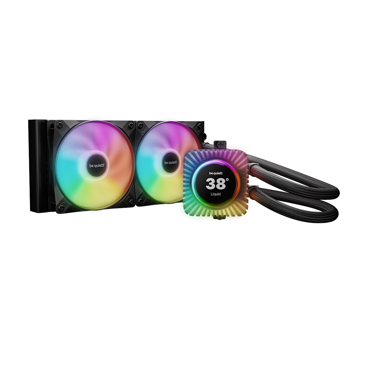be quiet! LIGHT LOOP IO LCD 240mm Black | AiO-Wasserkühlung