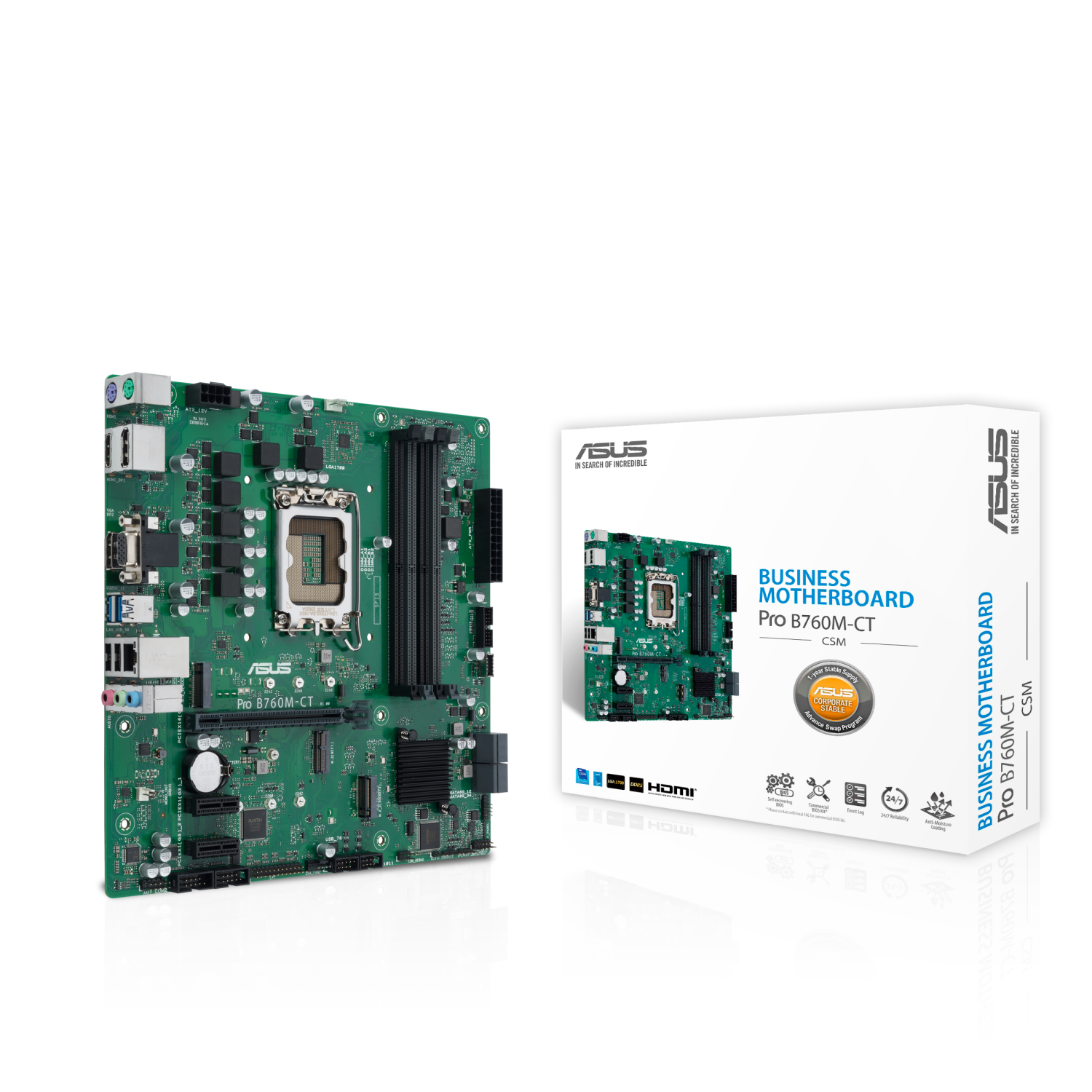ASUS Pro B760M-CT-CSM Mainboard Sockel 1700