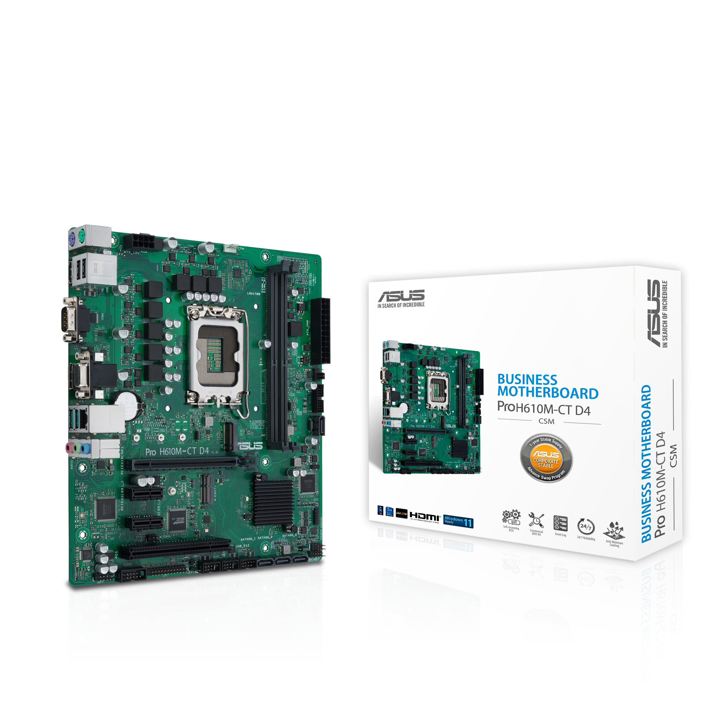 ASUS Pro H610M-C D4-CSM