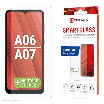 DISPLEX Smart Glasschutzfolie für Samsung Galaxy A06/A07