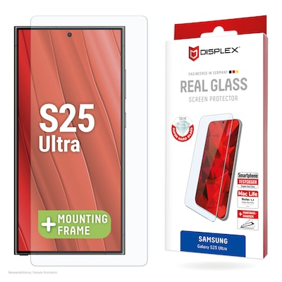 DISPLEX Real Glasschutzfolie für Samsung Galaxy S25 Ultra