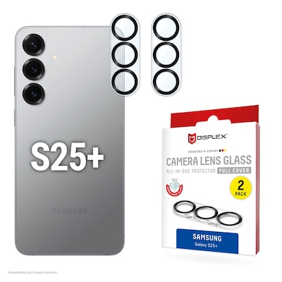 DISPLEX CamGlass All-In-One Samsung Galaxy S25+ - Farbe: Transparent