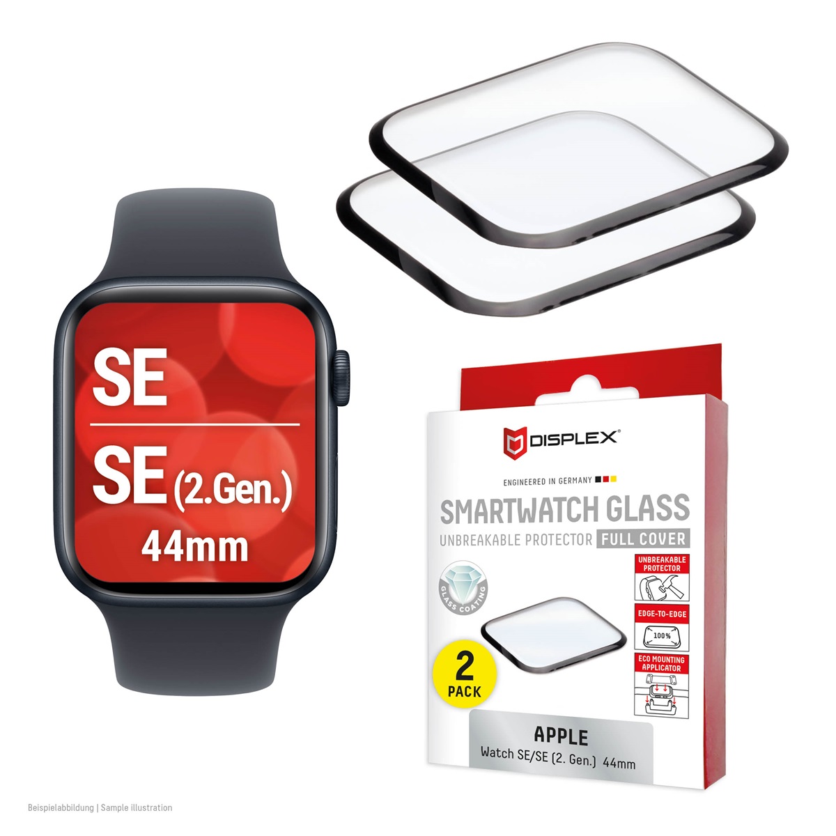 Thumbnail - DISPLEX Watch Glass FC Apple Watch SE(2), 44mm