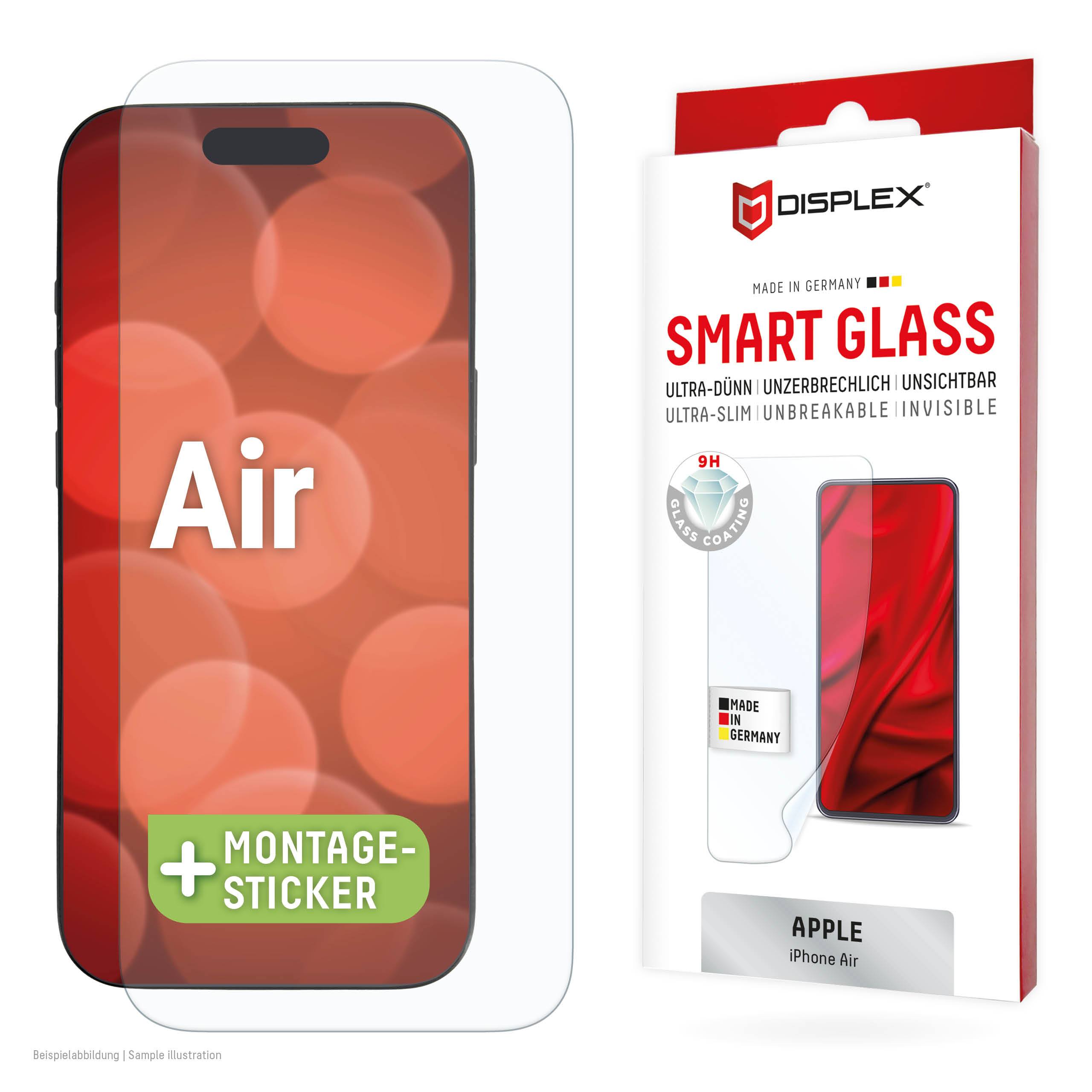 E.V.I. DISPLEX Smart Glass iPhone Air