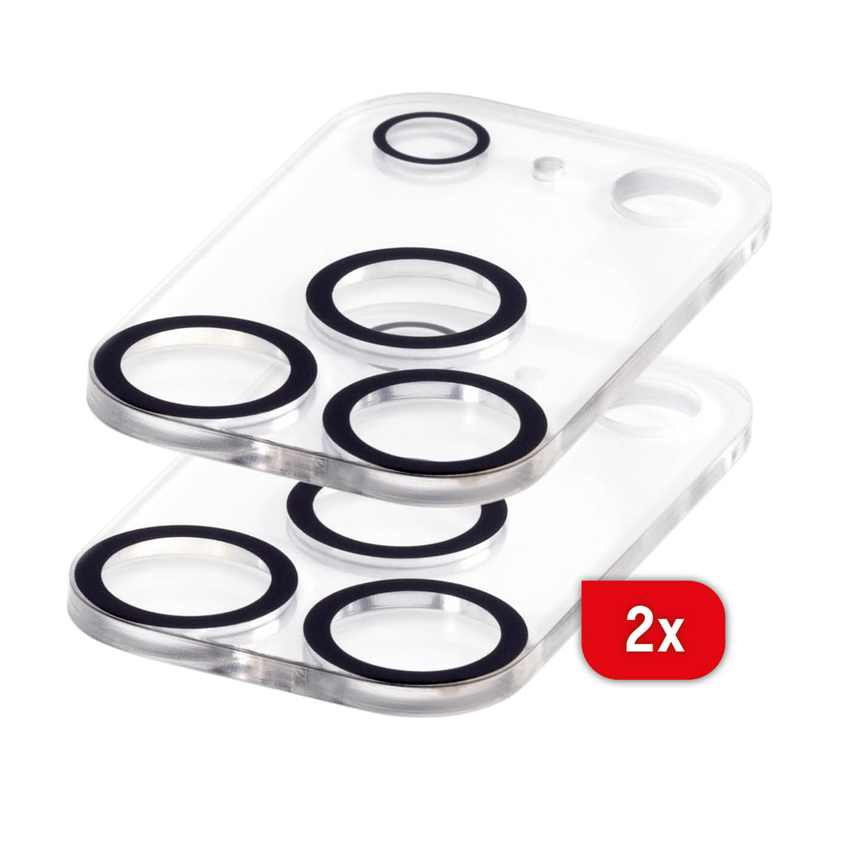 DISPLEX Full Cover Camera Lens Glass, Apple iPhone 17 Pro Max (2 Stück)