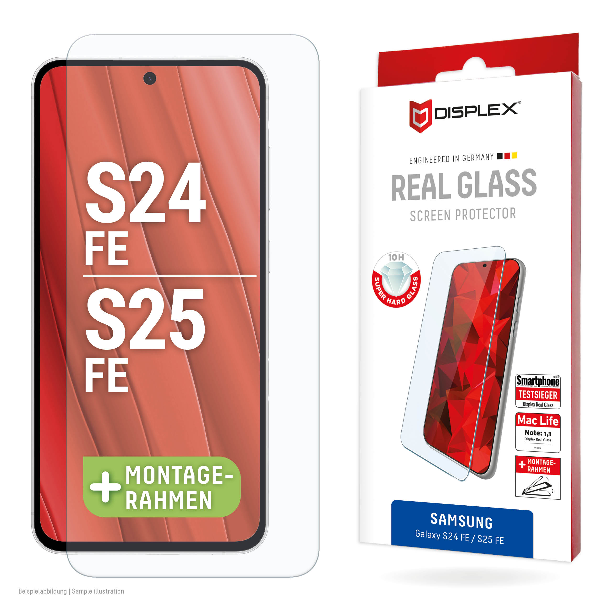 Displex Panzerglas für Samsung Galaxy S24FE/S25 FE