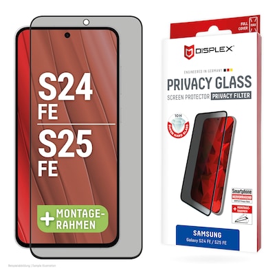 Displex Privacy Panzerglas für Samsung Galaxy S24 FE/S25 FE