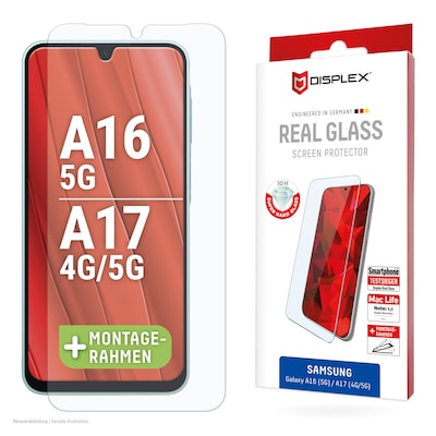 Displex Panzerglas für Samsung Galaxy A16 (5G)/A17 (4G/5G) - Farbe: Transparent