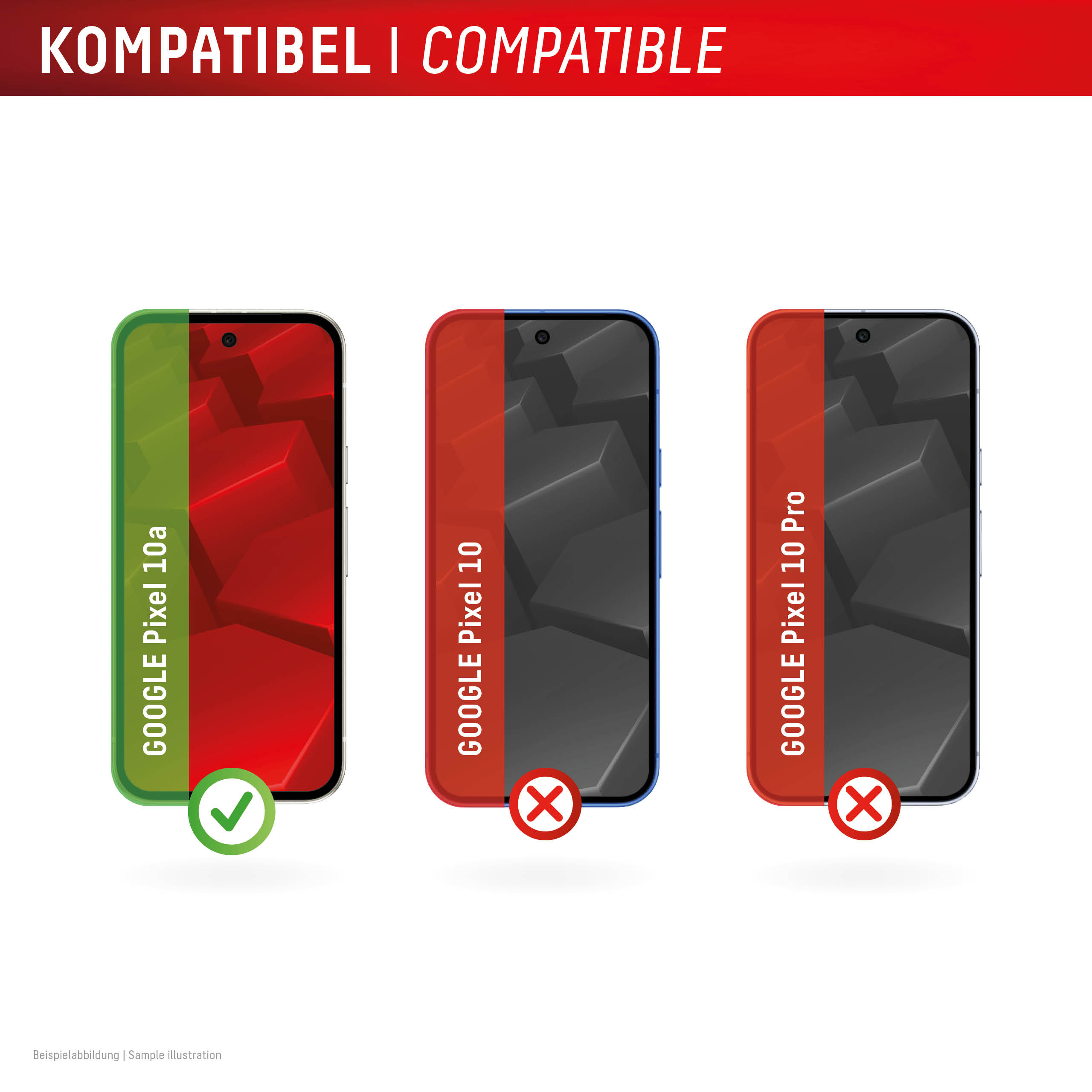 DISPLEX Panzerglas + Handyhülle für Google Pixel 10a Handytaschen Produkt Bild 6