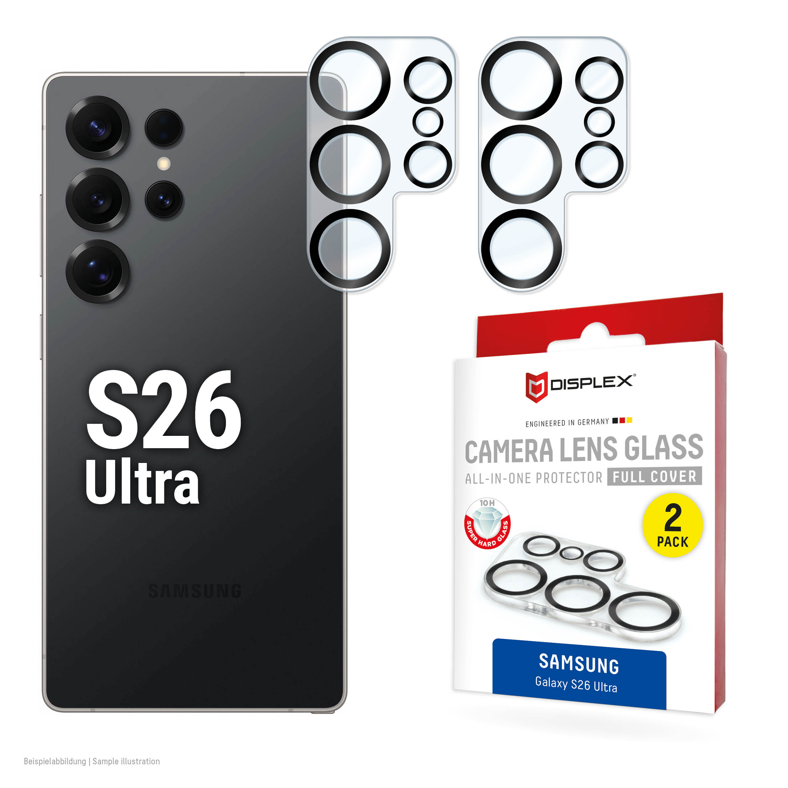 Thumbnail - DISPLEX CamGlass All-In-One Samsung Gal. S26 Ultra 2 Stück