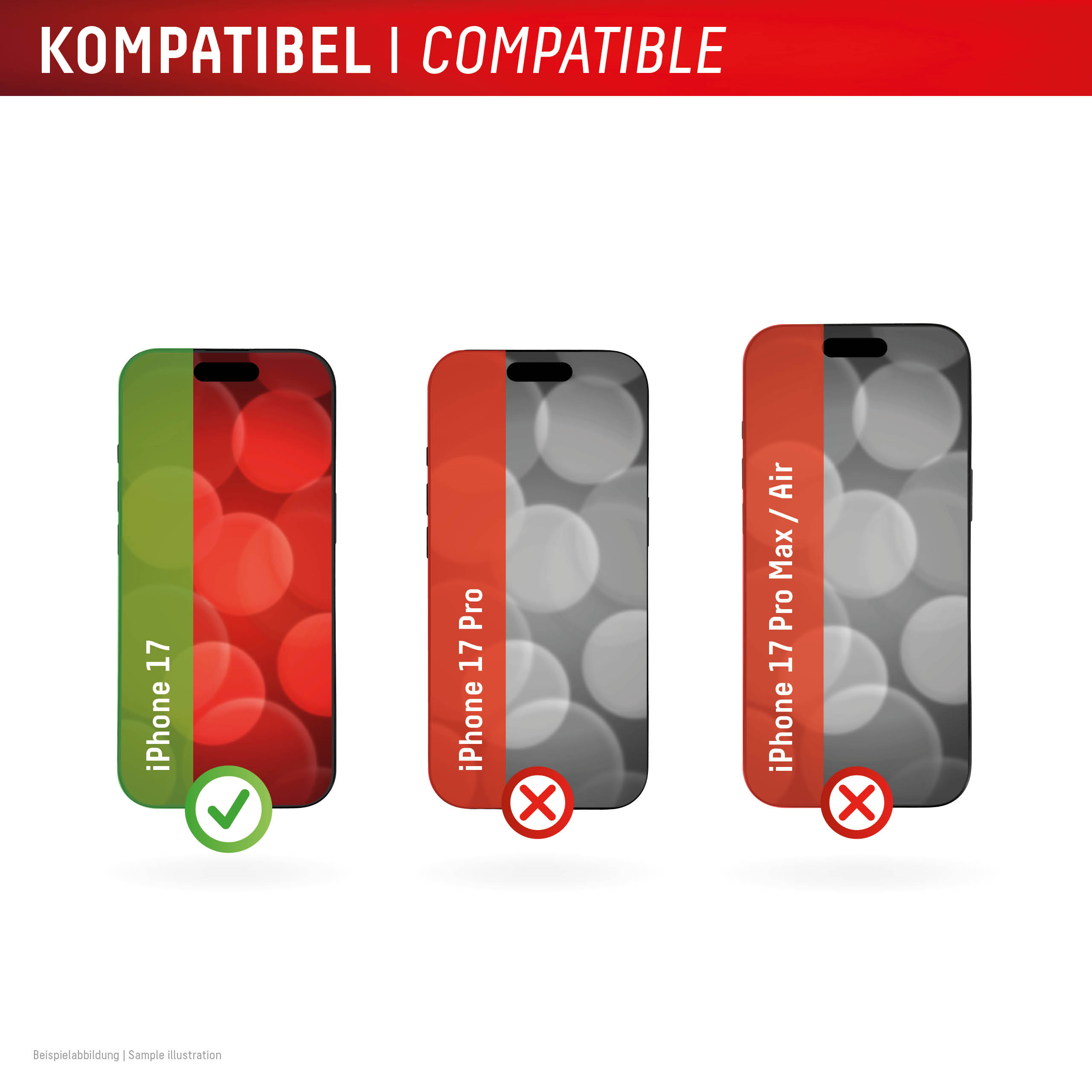 DISPLEX Premium Glass AR MM Apple iPhone 17 Displayfolien Produkt Bild 4