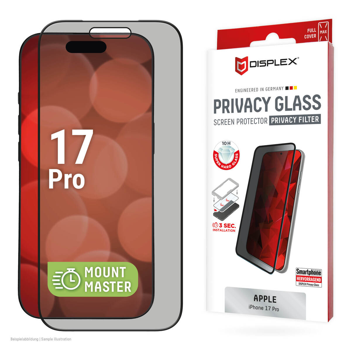 DISPLEX Privacy Glass MM Apple iPhone 17 Pro