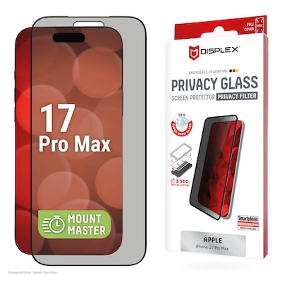 DISPLEX Privacy Glass MM Apple iPhone 17 Pro Max