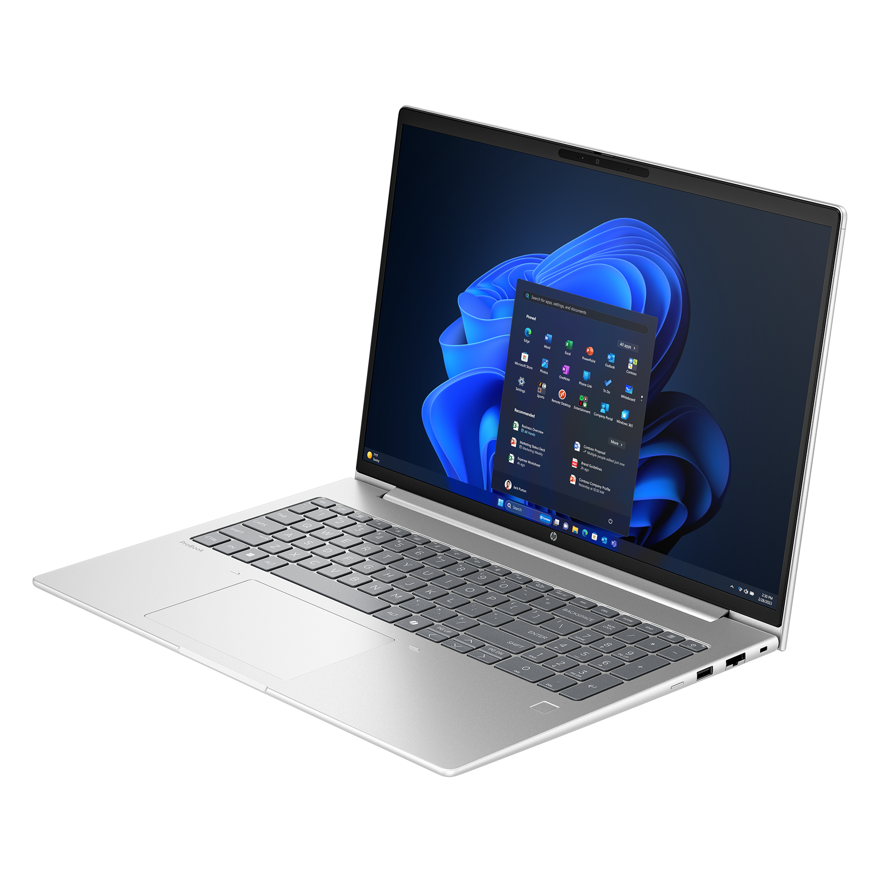 HP ProBook 4 G1a 16 AD2N1ET 16" WUXGA IPS, AMD Ryzen 7 250, 24GB RAM, 512GB SSD, Windows 11 Pro Notebooks Produkt Bild 2