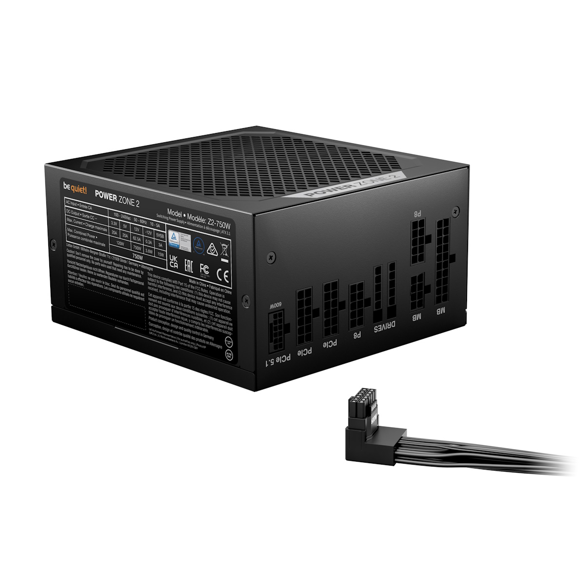 be quiet! POWER ZONE 2 750W | PC-Netzteil PC Netzteile Produkt Bild 2