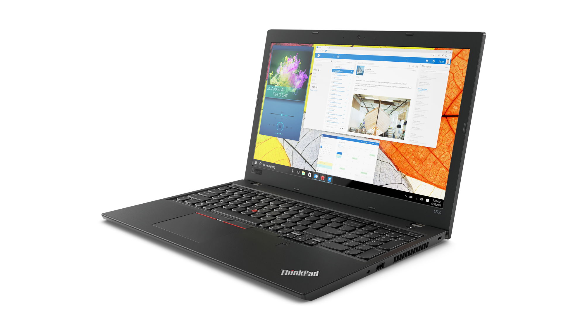 Lenovo ThinkPad L580 i5 (8. Generation), 24 GB, 1000 GB SSD, 15,6" Full HD, UHD Graphics 620, 4G LTE, Win 11 Pro Notebooks Produkt Bild 2