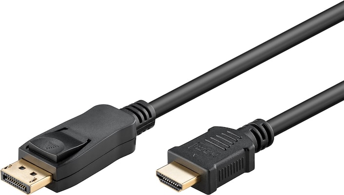 Thumbnail - Goobay 2m, DisplayPort-auf-HDMI™-Adapterkabel 1.4, 4K@30Hz , vergoldete Kontakte