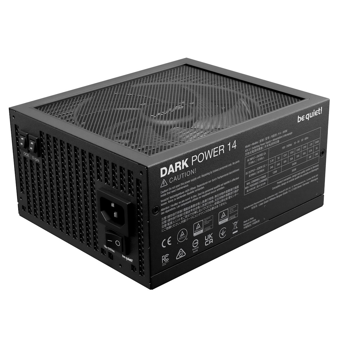 be quiet! DARK POWER 14 850W | PC-Netzteil PC Netzteil