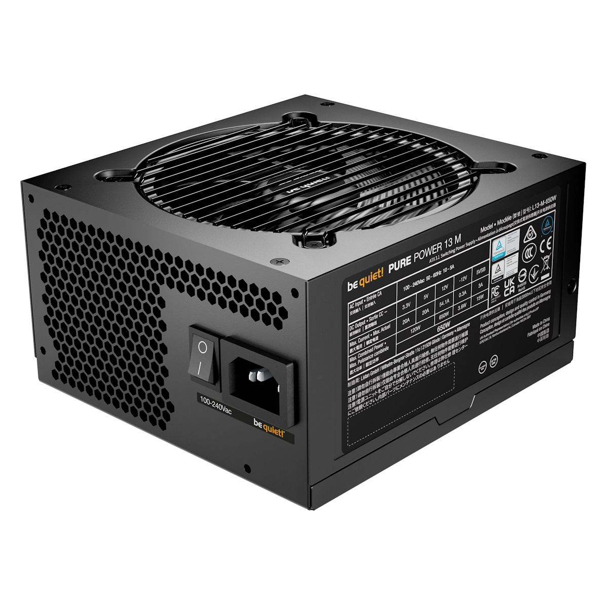 be quiet! PURE POWER 13 M 650W | PC-Netzteil PC Netzteile Produkt Bild 3