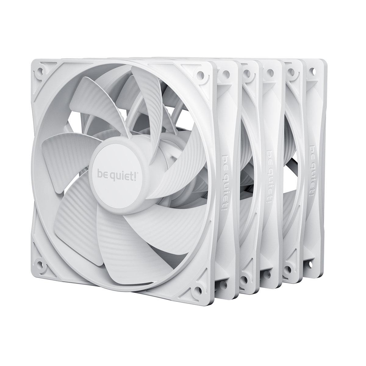 be quiet! PURE WINGS 3 120mm PWM Reverse White 3er-Pack | Gehäuselüfter