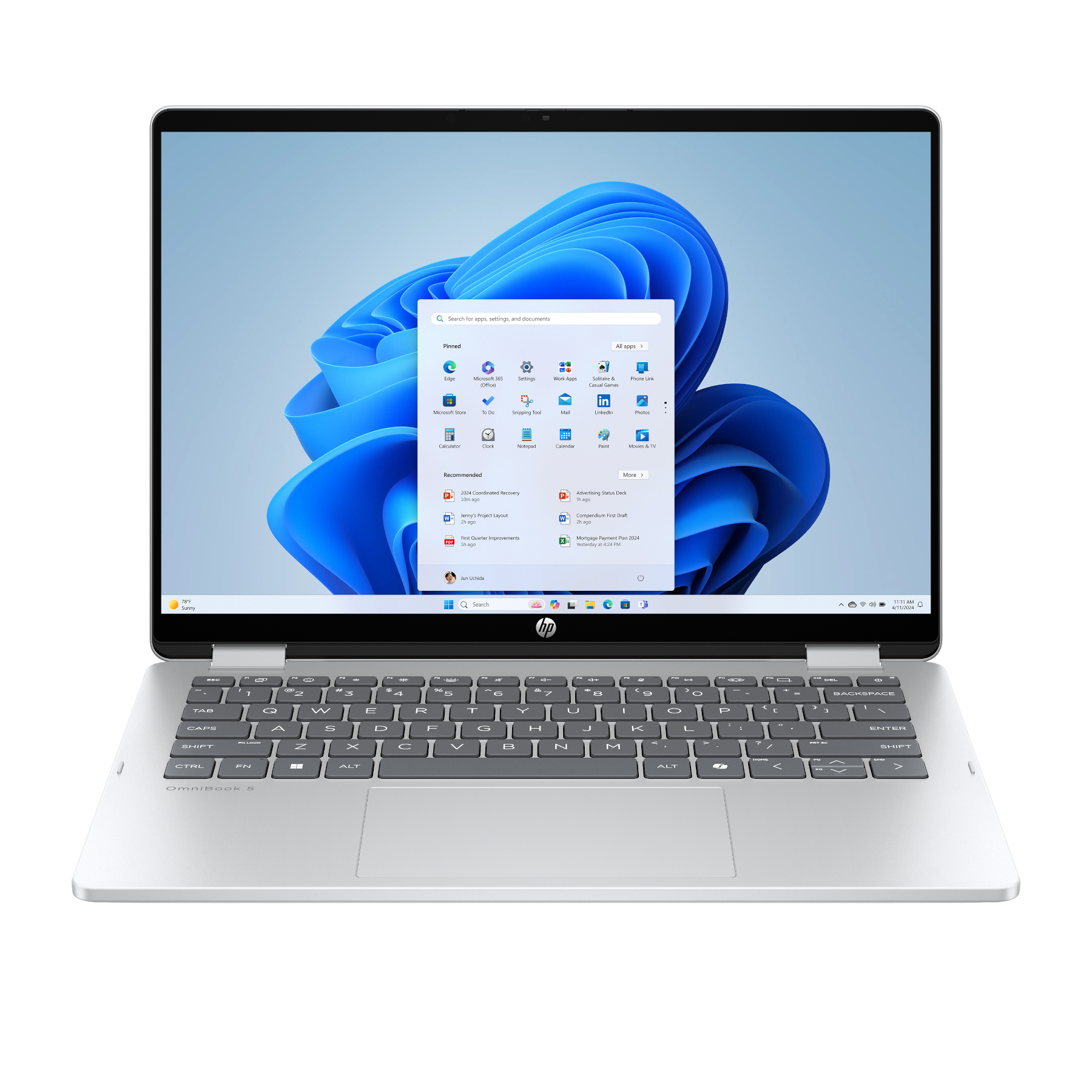 HP OmniBook 5 Flip 14-fp0177ng B-Ware 14,0" WUXGA IPS 300 Nits, Intel Core 7 150U, 16GB RAM, 1TB SSD, Windows 11 Notebooks Produkt Bild 2