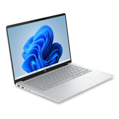 Hp omnibook 5 14-hk0150ng | 14" wuxga oled 300 nits | intel core 5-120u | 16gb ram 512gb ssd | windows 11 prenosnik 4 Hp omnibook 5 14-hk0150ng desni sprednji pogled s tipkovnico