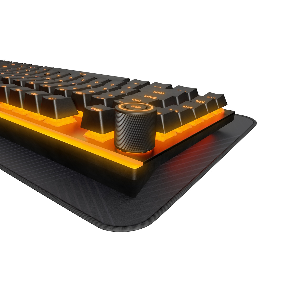 be quiet! Light Mount Silent Linear Tastatur - Gaming Tastatur mit geschmierten Linearen Switches, 3 Schicht-Dämmung und 3D Media Wheel Tastaturen Produkt Bild 4