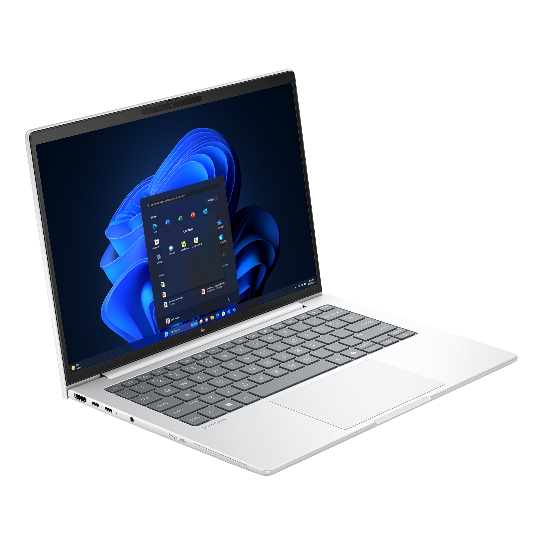 HP EliteBook 8 G1a 14 CT3V3ES B-Ware 14,0" WUXGA IPS 400 Nits, AMD Ryzen 5 230, 24GB RAM, 512GB SSD, Windows 11 Pro Notebooks Produkt Bild 4