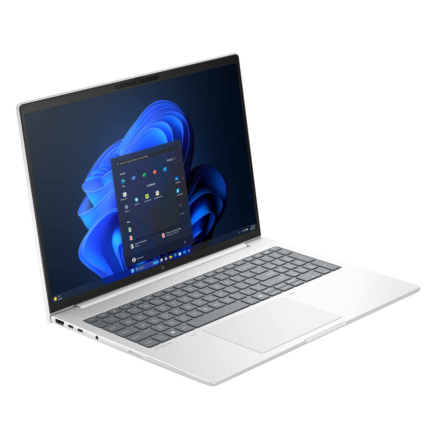 HP EliteBook 8 G1i 16 CT3W4ES B-Ware 16,0" WUXGA IPS 400 Nits, Intel Core Ultra 7 255U, 24GB RAM, 512GB SSD, Windows 11 Pro Notebooks Produkt Bild 4