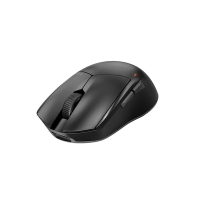 be quiet! Dark Perk Ergo Gaming Maus kabellose Gaming Maus mit Flagschiff PixArt PAW3950 Sensor und 110 Stunden Akkulaufzeit, wiegt nur 55g