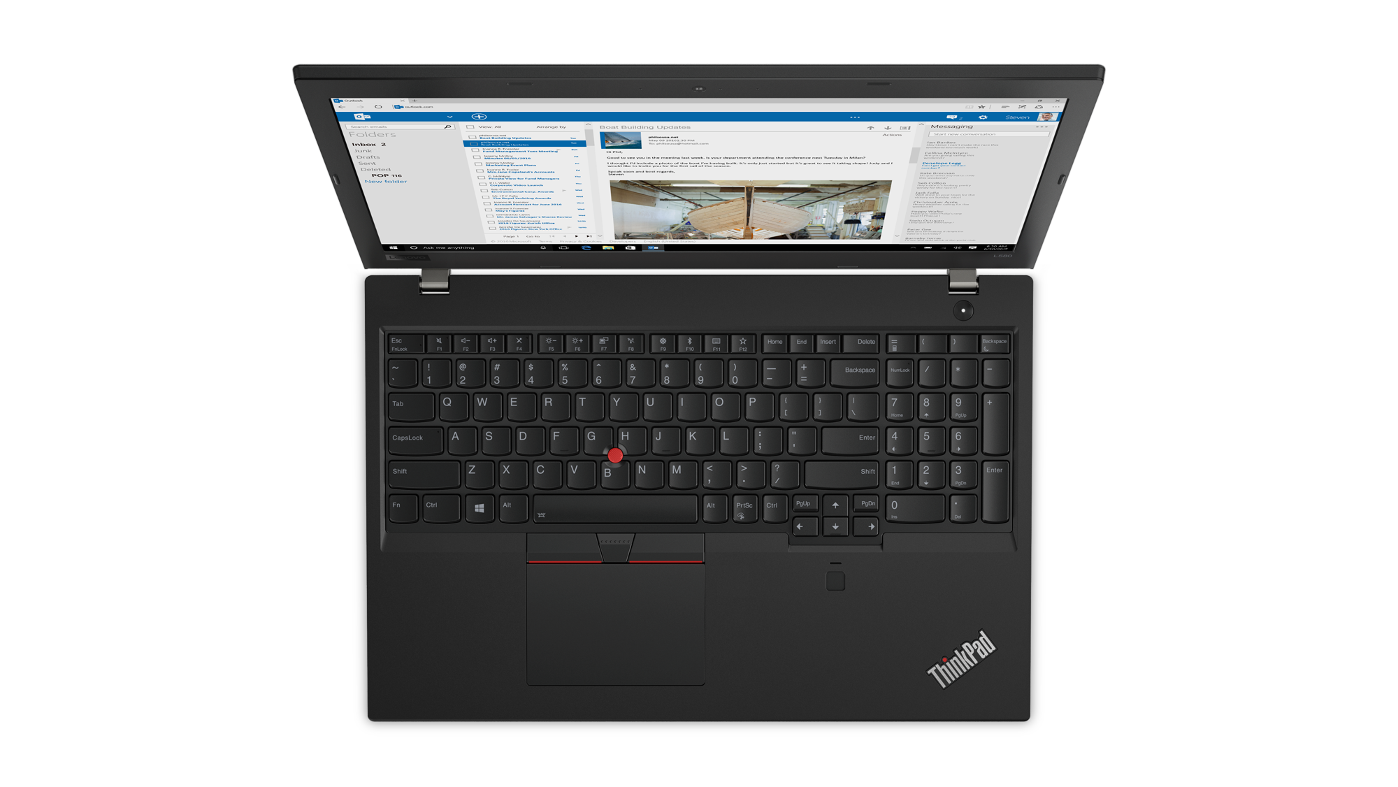Lenovo ThinkPad L580 i5 (8. Generation), 24 GB, 1000 GB SSD, 15,6" Full HD, UHD Graphics 620, 4G LTE, Win 11 Pro Notebooks Produkt Bild 5