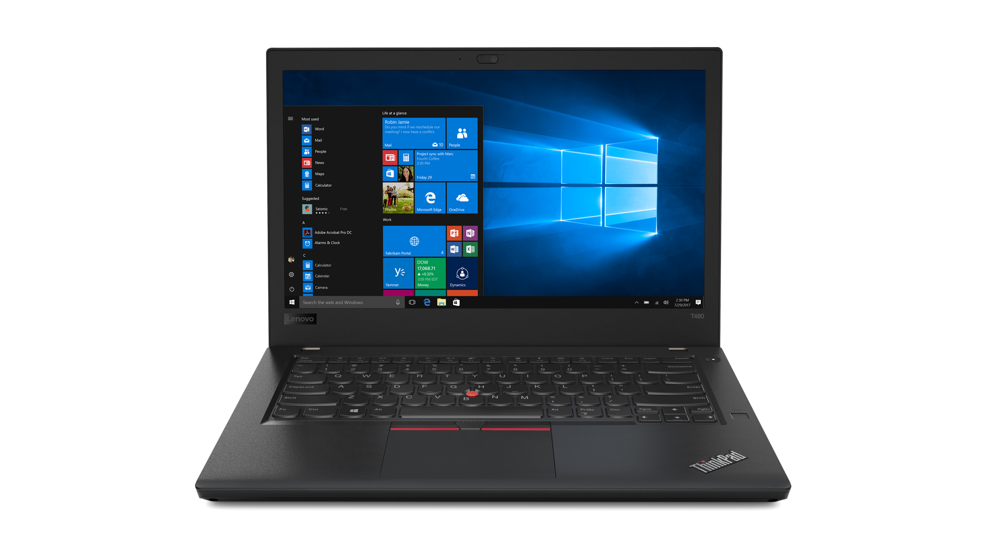 Lenovo ThinkPad T480 i5 (8. Generation), 8 GB, 256 GB SSD, 14" Full HD, UHD Graphics 620, Win 11 Pro Notebooks Produkt Bild 6