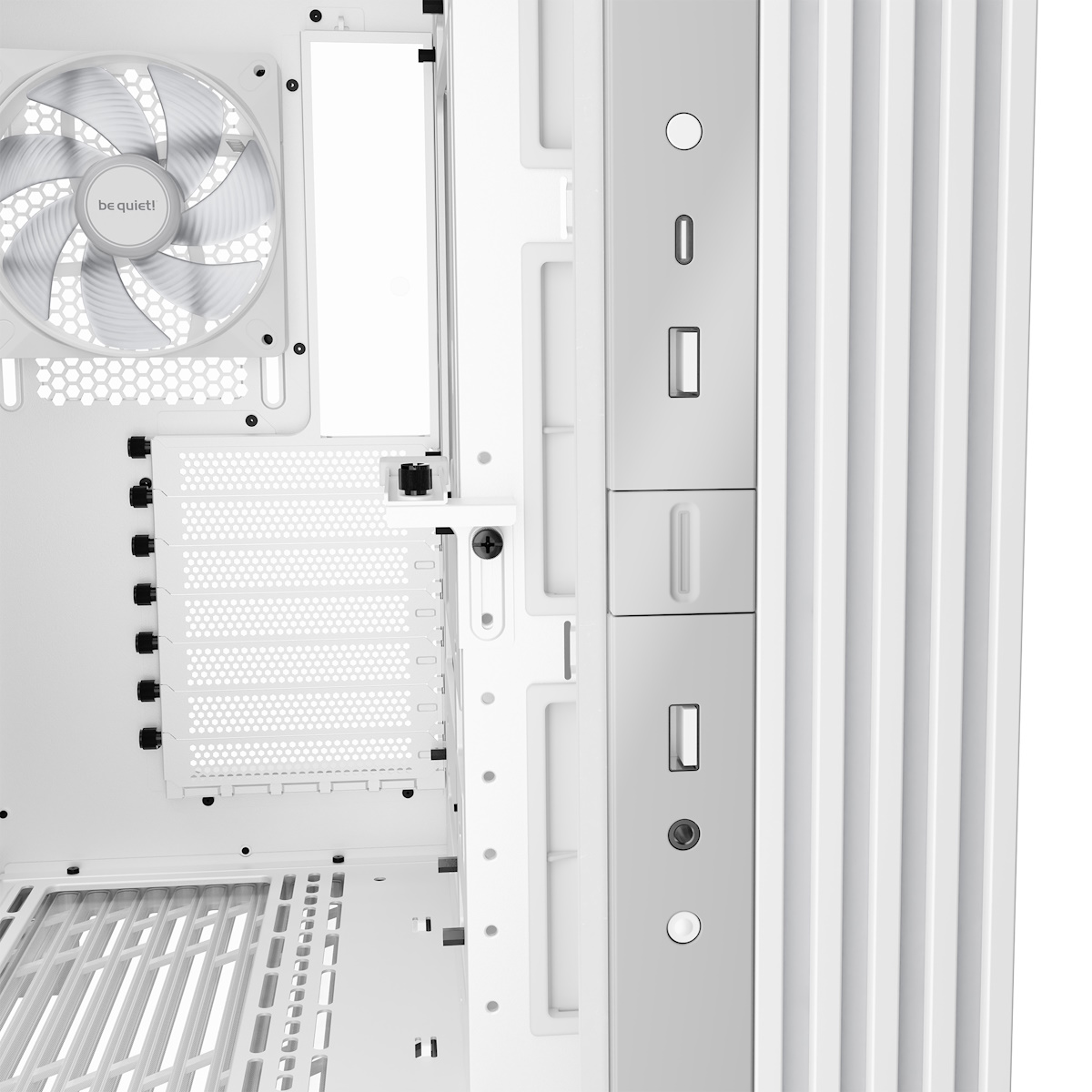 be quiet! LIGHT BASE 600 DX ホワイト LIGHT BASE 600 DX | White silent PC cases from be quiet!