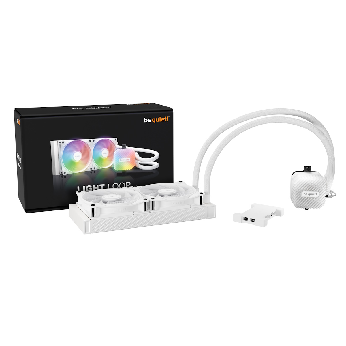 be quiet! LIGHT LOOP 240mm White | AiO-Wasserkühlung Kühlung Produkt Bild 6