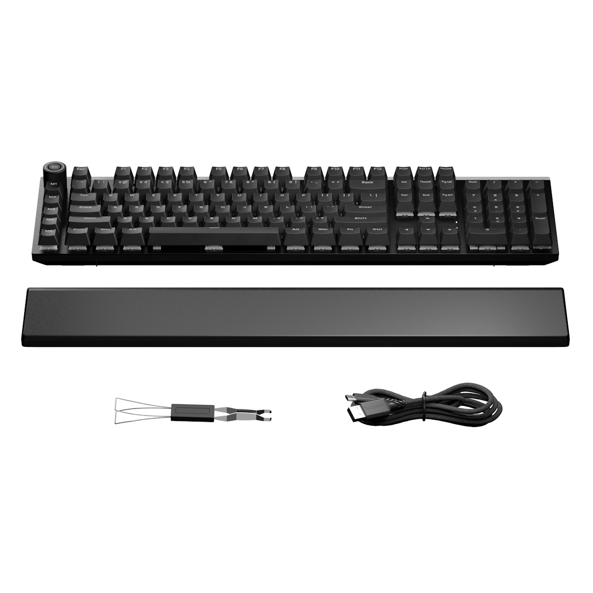 be quiet! Light Mount Silent Linear Tastatur - Gaming Tastatur mit geschmierten Linearen Switches, 3 Schicht-Dämmung und 3D Media Wheel Tastaturen Produkt Bild 5