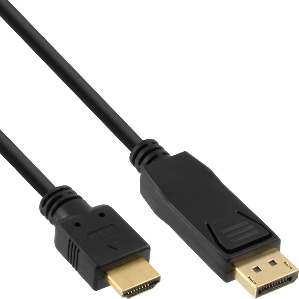 InLine DisplayPort zu HDMI Konverter Kabel, 2m