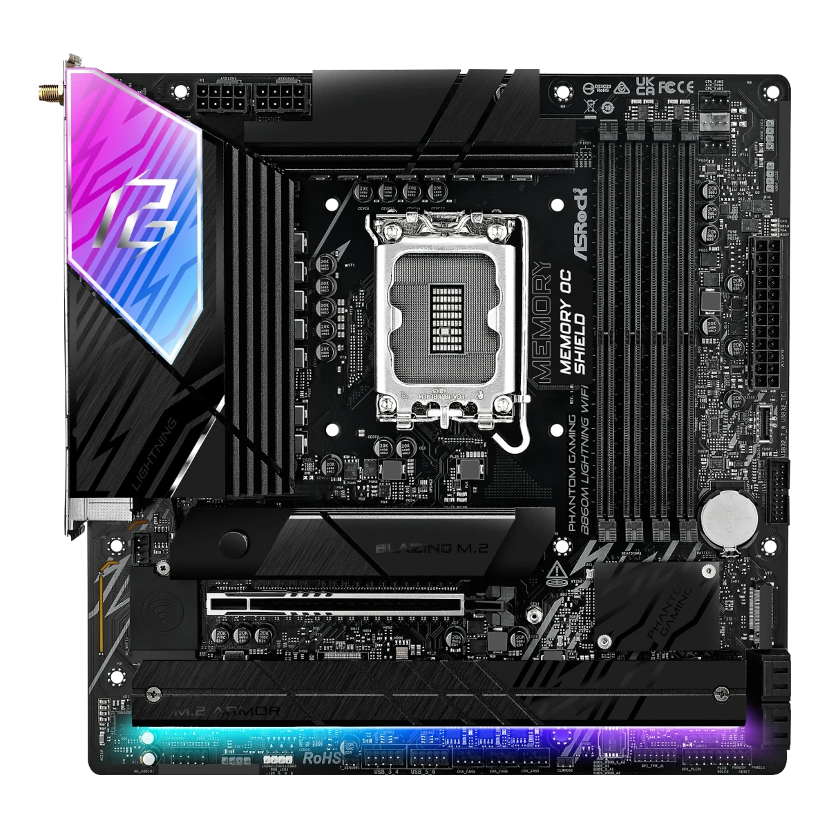 ASRock Phantom Gaming B860M Lightning WiFi Mainboard