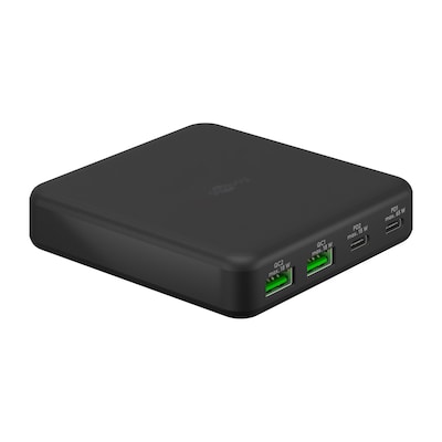 Goobay USB-C™ PD GaN Multiport-Tischladegerät (65 W) schwarz