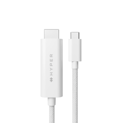 Thumbnail - Hyper 4K USB-C auf HDMI Cable - White 4K USB-C auf HDMI Cable - White