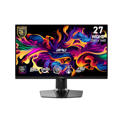 MSI MPG 271QRDE QD-OLED X50 - 500Hz, PD 98Watt OLED (QD-OLED), Quantum-Dot
